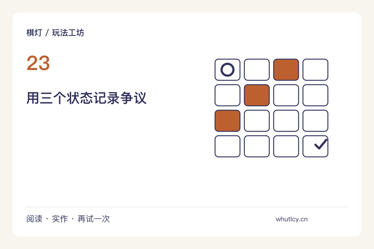 试玩发生争议时，先补一个具体回合示例主题图解